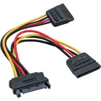 InLine Câble SATA Power Y (15 cm, S-ATA 15 broches)