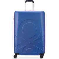 DELSEY PARIS FABRICA - Valise soute rigide 75 cm x 50 cm x 32 cm - 104 L - Bleu