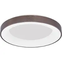 Lyora Plafonnier Rando Thin marron café Ø 60cm