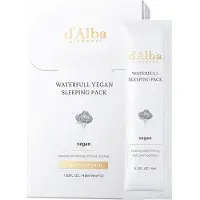 D'alba - Waterfull Vegan Sleeping Pack - Masque de nuit hydratant végane