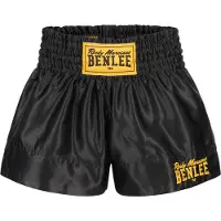 Benlee Pantalon de boxe thaïlandaise pour enfants UNI THAI JUNIOR Black junior