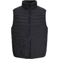 Jack & Jones State Puffer Plus Size Vest Noir 6XL Homme