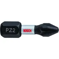 Bosch Embout de vissage torsion impact PZ2 25?mm - 2 pi?ces
