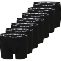 Jack & Jones Huey Trunk Plus Size Boxers 7 Units Noir 7XL / Regular Homme