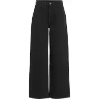 Vila Freya Jaf High Waist Jeans Noir 36 / 32 Femme