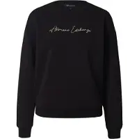 Armani Exchange pour femme. XW000835AF13397MC021 Sweat basic noir (S), Casuel, Viscose