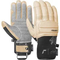 Reusch - Gants de ski chauds - Marco Odermatt Tan/Black en Softshell - Taille 8 - Beige