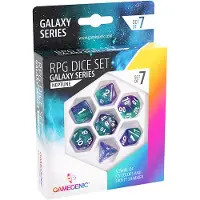 GameGenic Set de 7 Dés Jdr - Galaxy Series : Neptune