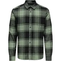 Only & Sons Chemise 'ONSGudmund' vert clair / noir