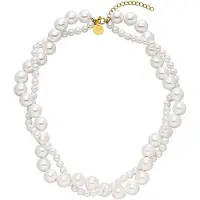 Purelei Chaîne 'Pearl Elegance' or / blanc perle