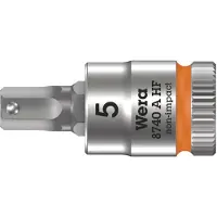 Wera Embout de tournevis à six pans creux 1/4" avec fonction de blocage, 5x28 mm, | 4013288187192