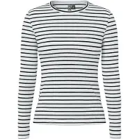 Pieces T-shirt 'PCRUKA' noir / blanc