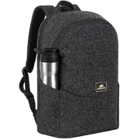 Rivacase Sac à dos - - 7962 - 39,6 cm - Noir et Blanc - Compatible 15,6 pouces