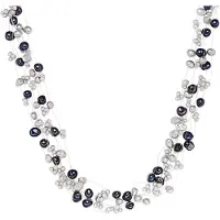 Valero Pearls Chaîne bleu foncé / argent