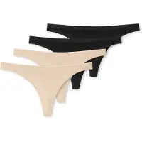 Schiesser String ' Serie 95-5 ' beige / mélange de couleurs / noir