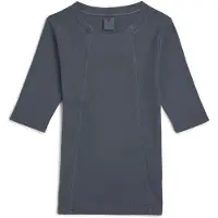 G-Star Washed A Line Slim Fit Short Sleeve T-shirt Gris 2XS Femme