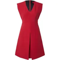 HUGO Kilama 10248776 01 Sleeveless Dress Rouge 38 Femme