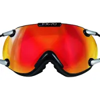 Casco Lunettes de Ski Casco FX70 Carbonic White Silver (L)