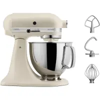 KitchenAid Robot sur socle 4.8l 300w graine de lin - - 5KSM125EFL - artisan