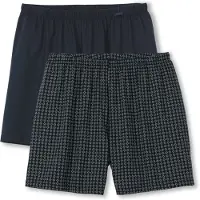 Calida Boxers bleu nuit / blanc