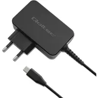 Qoltec Power Pro Gan 65w Usb-c Wall Charger Argenté