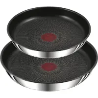 Tefal Ingenio Preference L97493, Kit de friture, Acier inoxydable, Acier inoxydable, Titane, Noir, Indicateur thermique