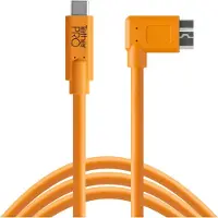 Tether Tools TetherPro USB-C vers micro USB 3.0 Angle droit Orange