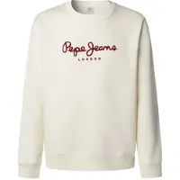 Pepe Jeans Macbeth Plain Sweatshirt Blanc M Homme