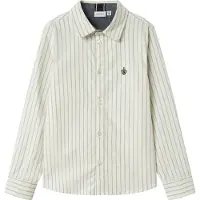 Name it Chemise 'NKMNewsa' crème / gris