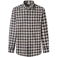 Pepe Jeans pour homme. PM3090825 Chemise Clermont navy (L), Casuel, Coton, Manche longue, Marine