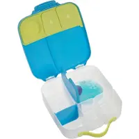 B.Box LunchBox maxi boîte à lunch compartimentée, 2 l, Bleu + Vert,