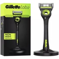 Gillette Labs Rasoir Pour Homme Avec Barre Exfoliante 1 Manche 1 Lame Neon Night