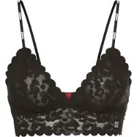HUGO Leo Lace 10273197 Triangle Bra Noir L Femme