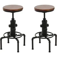 MCW Tabouret de bar -N23 (lot de 2)