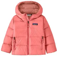 Patagonia - Doudoune chaude - Baby Hi-Loft Down Sweater Hoody Sparkle Pink - Taille Enfant 18 mois - Rose