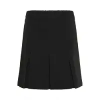 Cream Jupe 'Bina' noir