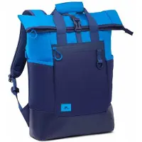 Rivacase Dijon sacoche pour ordinateur portable 39.6 cm (15.6") Sac à dos Bleu