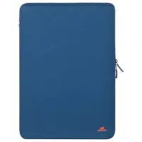 Rivacase Housse pour Ordinateur Portable - - 13/14 pouces - Néoprène - Verticale - Bleu foncé