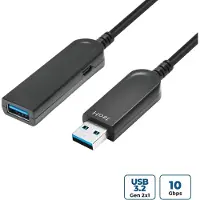 Microconnect Premium Optic fiber USB 25m,