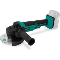 Vonroc Accu Angle Grinder - VPower 20V - Ø125mm - Avec poignée latérale et sac à outils - Sans batterie ni chargeur