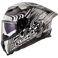 LS2 Helmets LS2 FF807 Dragon Enthum Carbon Helm, carbon/weiß, XL (61/62)