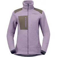 Norrøna - Polaire d'alpinisme - Trollveggen Warm3 Jacket W Purple Sage pour Femme - Taille S - Violet