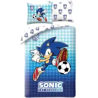 Halantex SP. z.o.o. Linge de lit Sonic - The Hedgehog 140 x 200 cm / 70 x 90 cm
