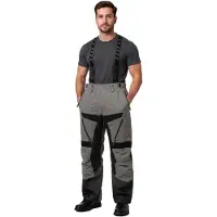 SCOTT Pantalon de motocross RCX-I Dryo pour homme, vêtements de sport automobile, surpantalon isolant, 278415-1001, noir/gris
