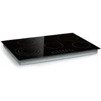 Klarstein Plaque vitrocéramique, cuisinière 5 feux, table de cuisson 8500 W, table de cuisson encastrable moderne, table de cuisson électrique, fonction Boost, table de cuisson vitrocéramique 80 cm