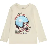 s.Oliver T-Shirt beige clair / bleu clair / rouge carmin / noir