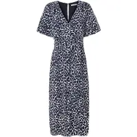 TATUUM Robe 'Matse' bleu marine / blanc