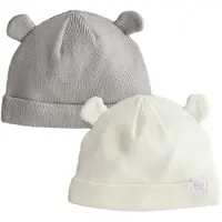 Next Bonnet gris / blanc