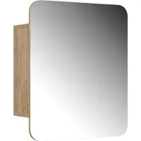 Vicco Armoire de toilette Zino Chêne de force doré 60x50cm avec des étagères, Model 56234