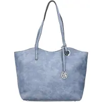Rieker Sac cabas pour femme, spacieux, modèle H1369, couleur : bleu